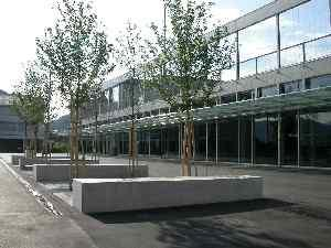Aussenansicht Dreifachhalle/Musikschule Hofmatt